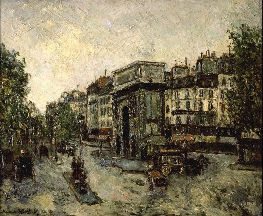 Porta Saint Martin in Parigi (1908)